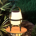 Auren Solar-Powered Outdoor Lantern with Warm Ambient Glow