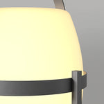 Auren Solar-Powered Outdoor Lantern with Warm Ambient Glow