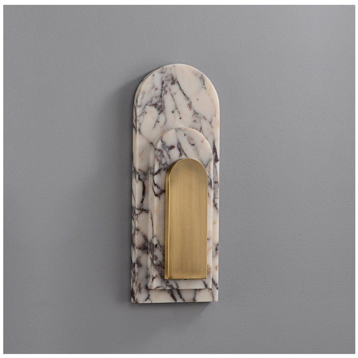 Aurevian Marble Wall Sconce – Sculptural LED Wall Light in Natural Stone