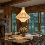 Aurielle Silk Pavilion Pendant Light – Handcrafted Mulberry Silk