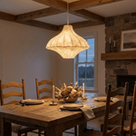 Aurielle Silk Pavilion Pendant Light – Handcrafted Mulberry Silk
