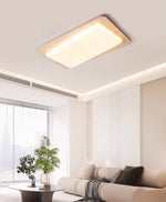 Aurilith Travertine Ceiling Light — Modern Flush Mount LED Fixture