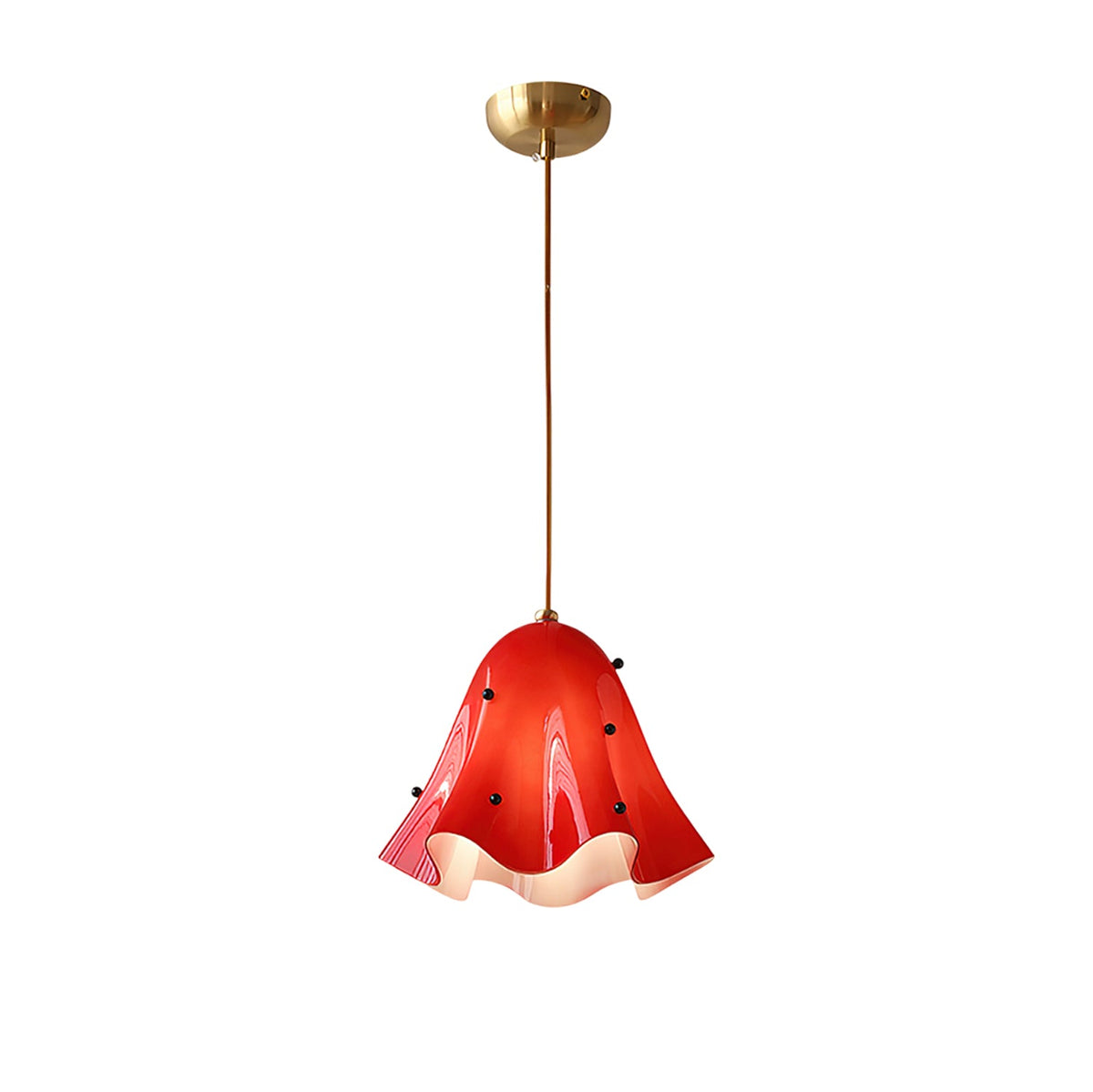 Vera Bloom Pendant Lamp – Sculptural Glass Chandelier in Gradient Hues