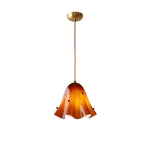 Vera Bloom Pendant Lamp – Sculptural Glass Chandelier in Gradient Hues