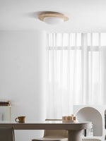 Aurora Travertine Ceiling Light – Modern Flush Mount LED Fixture