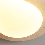 Aurora Travertine Ceiling Light – Modern Flush Mount LED Fixture