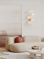 Aurora Vine Wall Sconce – Modern Gold LED Wall Light for Bedroom & Living Room