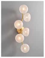 Aurora Vine Wall Sconce – Modern Gold LED Wall Light for Bedroom & Living Room