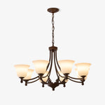 Aveline Bloom Chandelier — Modern Glass & Metal Pendant Light for Dining Room and Living Room