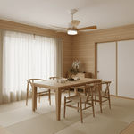 Avenli Ceiling Fan Light with LED and Wood Blades
