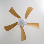 Avenli Ceiling Fan Light with LED and Wood Blades