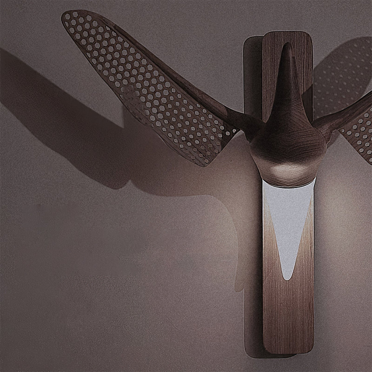 Avesa Sculptural Wood LED Wall Sconce for Modern Interiors