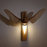 Avesa Sculptural Wood LED Wall Sconce for Modern Interiors