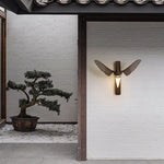 Avesa Sculptural Wood LED Wall Sconce for Modern Interiors