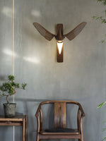 Avesa Sculptural Wood LED Wall Sconce for Modern Interiors