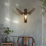 Avesa Sculptural Wood LED Wall Sconce for Modern Interiors