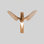 Avesa Sculptural Wood LED Wall Sconce for Modern Interiors