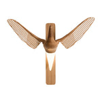Avesa Sculptural Wood LED Wall Sconce for Modern Interiors