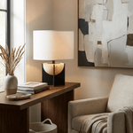 Axis Alabaster Table Lamp – Sculptural Bedside & Living Room Lighting