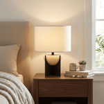 Axis Alabaster Table Lamp – Sculptural Bedside & Living Room Lighting