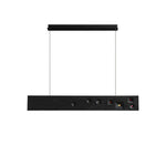 Axis Linear Wood LED Pendant Light for Kitchen Island and Dining Room