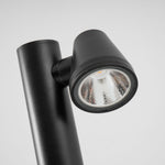 Axis Outdoor Bollard Spotlight – Modern LED Path Light in Matte Black