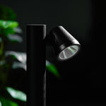 Axis Outdoor Bollard Spotlight – Modern LED Path Light in Matte Black