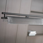 Modern Linear LED Chandelier for Kitchen Island, Smoked Acrylic Pendant Light