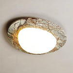 Ayla Marble Ceiling Light – Organic Modern Flush Mount for Living Spaces