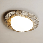 Ayla Marble Ceiling Light – Organic Modern Flush Mount for Living Spaces
