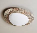 Ayla Marble Ceiling Light – Organic Modern Flush Mount for Living Spaces