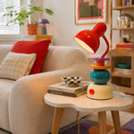 Playstack Pop Table Lamp – Colorful Modern Metal Accent Light for Bedroom & Living Room