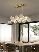 Bain Flying Flowers Chandelier — Gold Acrylic LED Pendant Light