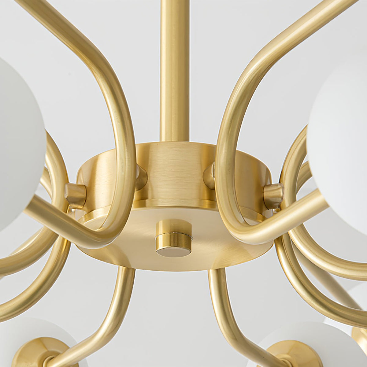 Balloon Ball Chandelier – Modern Gold Glass Pendant Light for Dining Room and Living Room