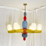 Balloons Chandelier – Modern Glass Pendant Light for Dining Room and Living Room