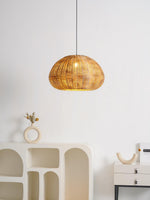 Bamboo Camden Pendant Light – Handwoven Coastal Ceiling Lamp for Dining & Living Spaces