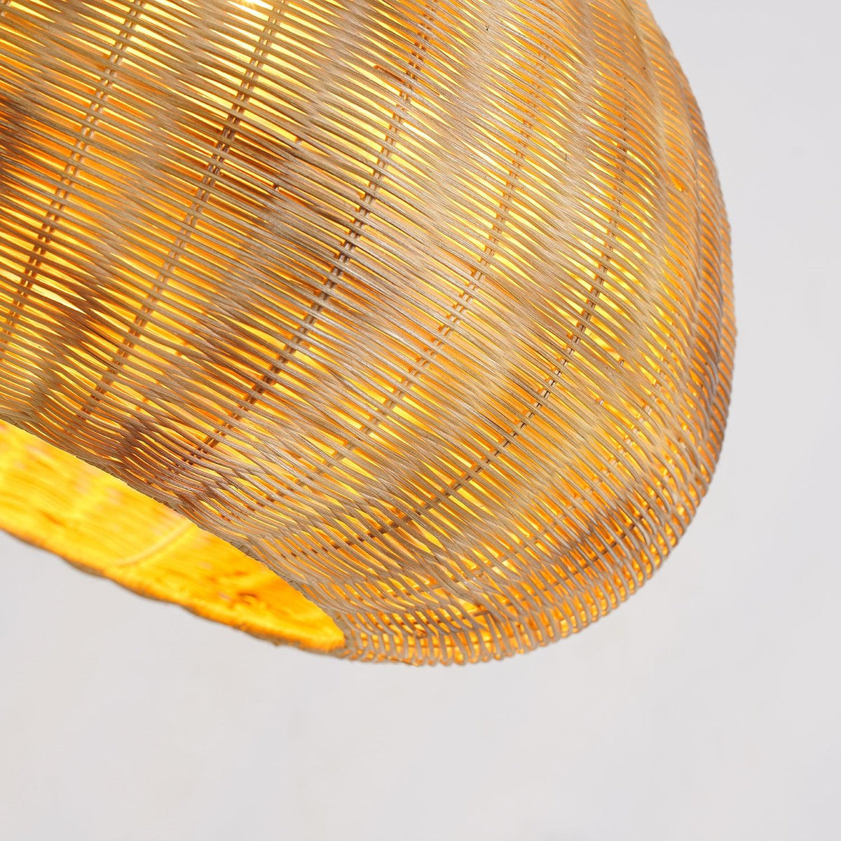 Bamboo Camden Pendant Light – Handwoven Coastal Ceiling Lamp for Dining & Living Spaces