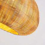 Bamboo Camden Pendant Light – Handwoven Coastal Ceiling Lamp for Dining & Living Spaces