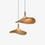 Bamboo Weave Hat Pendant Light