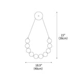 bead-cascade-loop-wall-lamp