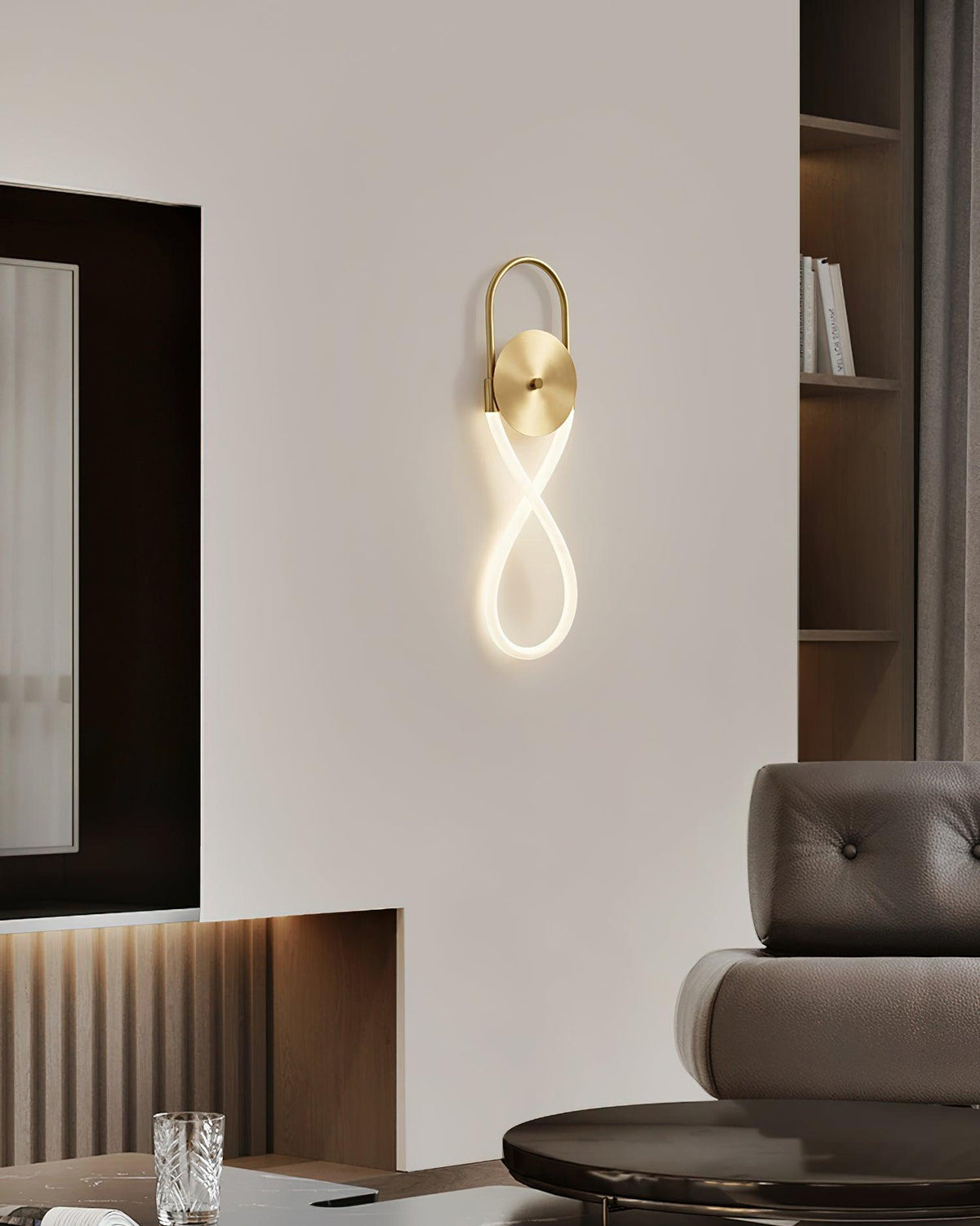 bead-cascade-loop-wall-lamp