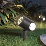Beam Spike Adjustable Landscape Spotlight in Black Stainless Steel