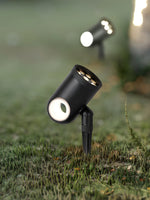 Beam Spike Adjustable Landscape Spotlight in Black Stainless Steel