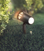 Beam Spike Adjustable Landscape Spotlight in Black Stainless Steel