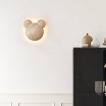 Bearstone Travertine Wall Sconce with Integrated LED
