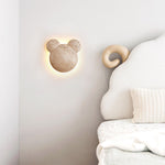 Bearstone Travertine Wall Sconce with Integrated LED