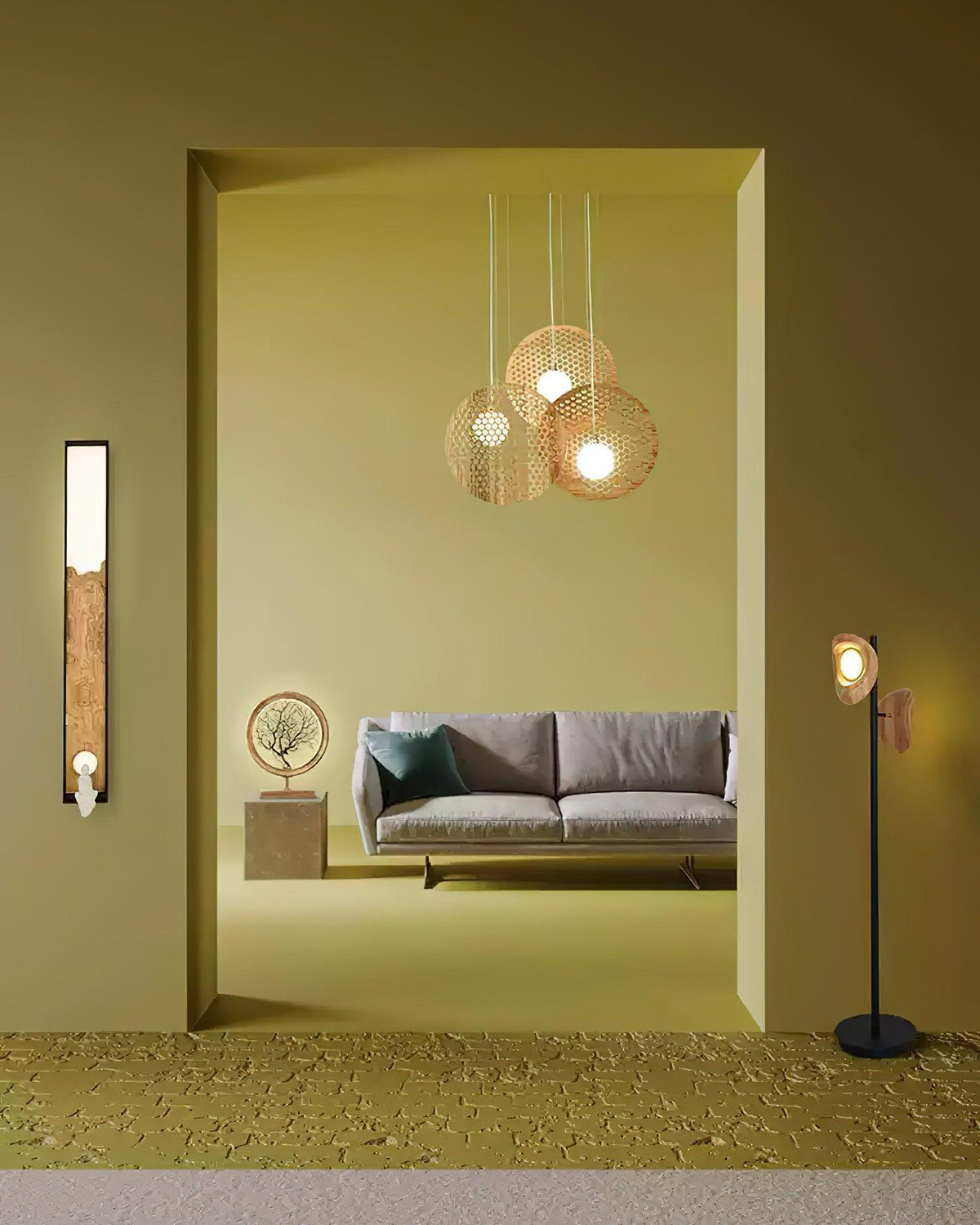 bee-plate-chandelier