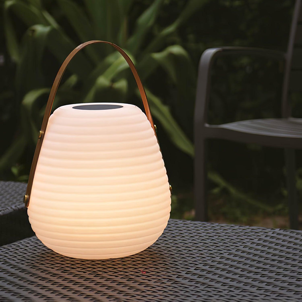 Beehive Solar Lantern Outdoor Lamp