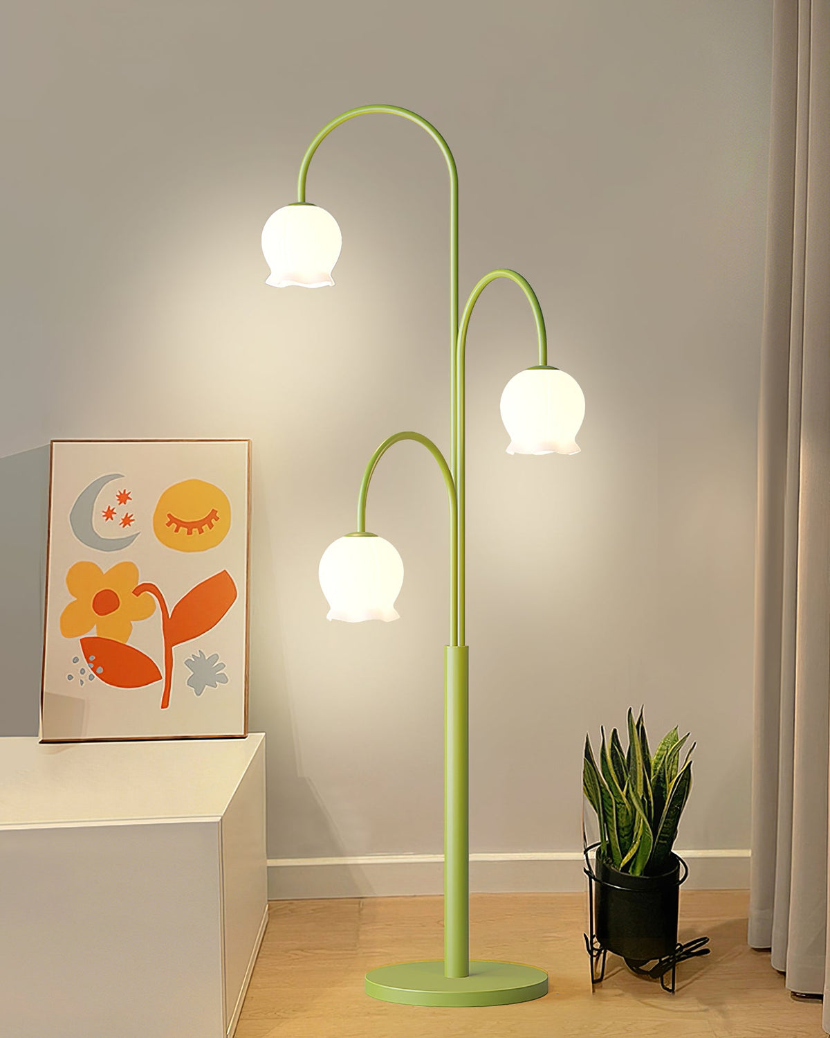 bell-orchid-floor-lamp