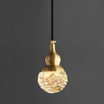 Bella Brass Pendant Light – Modern LED Mini Pendant for Kitchen Island, Dining Room, Bedroom